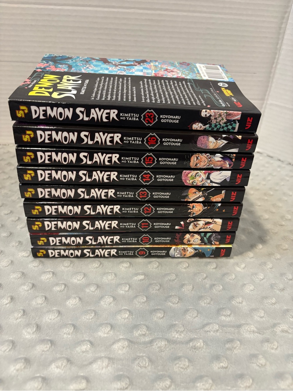 Demon Slayer Manga Volumes Set - Black Spine Collection Volumes 9-16 & 23